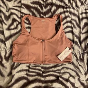 Charlotte Russe Zip Up Sports Bra